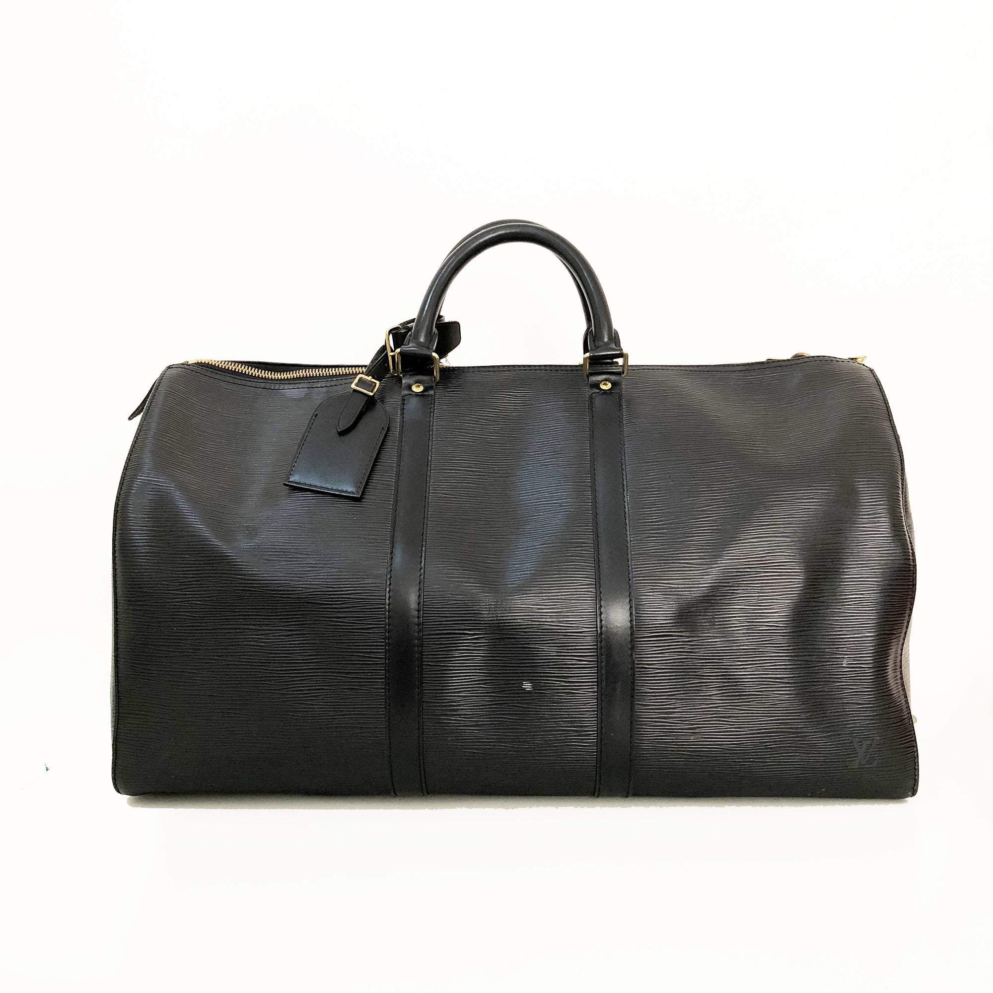 Louis Vuitton Black Epi Leather Keepall 50 – Garderobe