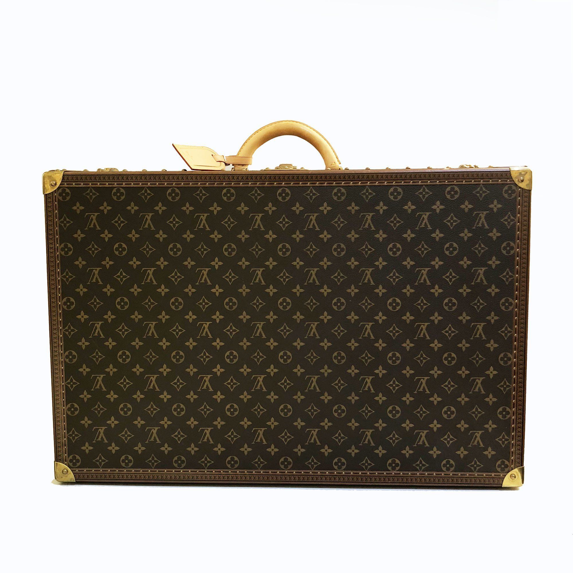 Louis Vuitton LV Monogram Alzer 70cm Hard Suitcase Trunk – Garderobe
