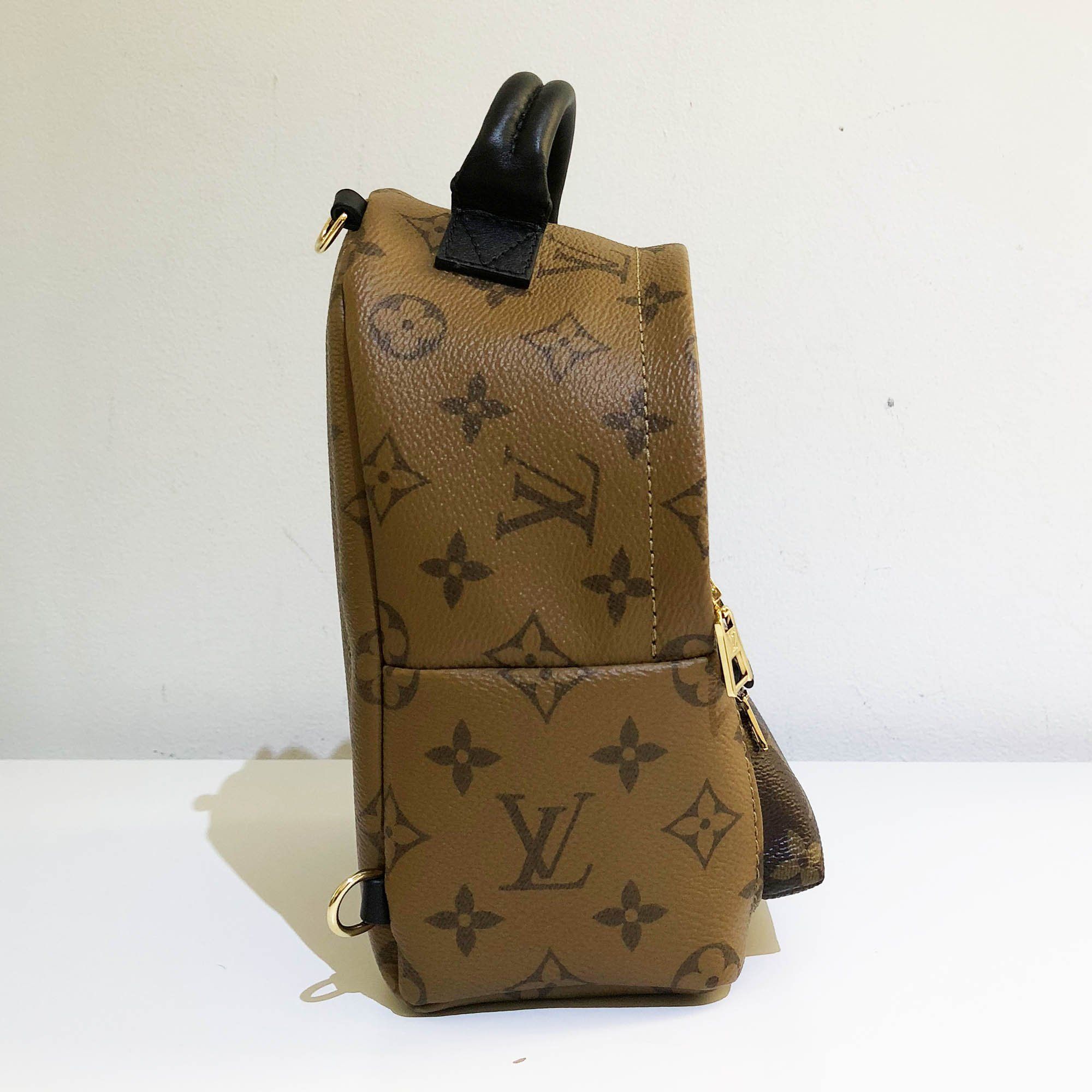 Louis Vuitton Monogram Reverse Canvas Palm Springs Backpack Mini – Garderobe