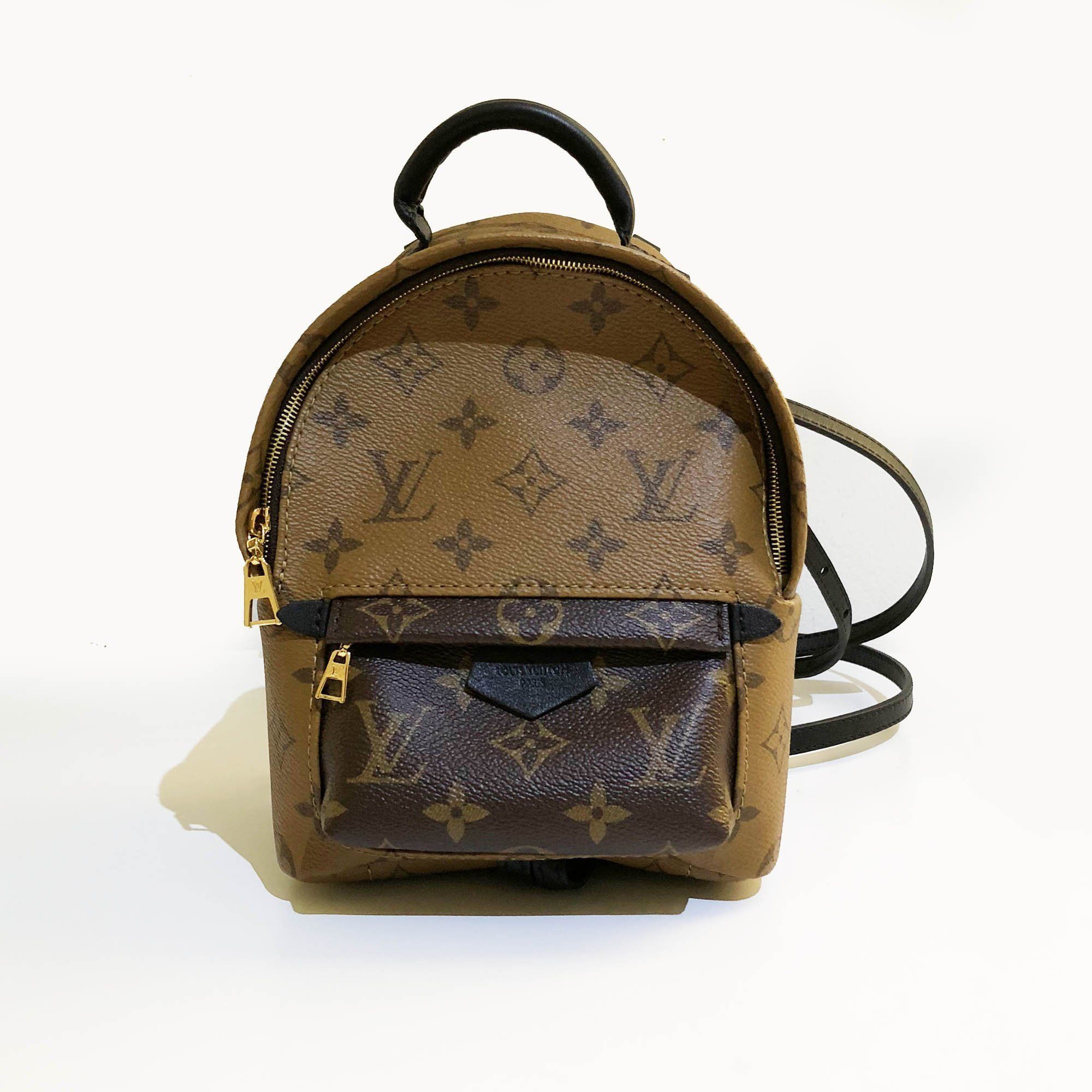 Louis Vuitton Monogram Reverse Canvas Palm Springs Backpack Mini – Garderobe