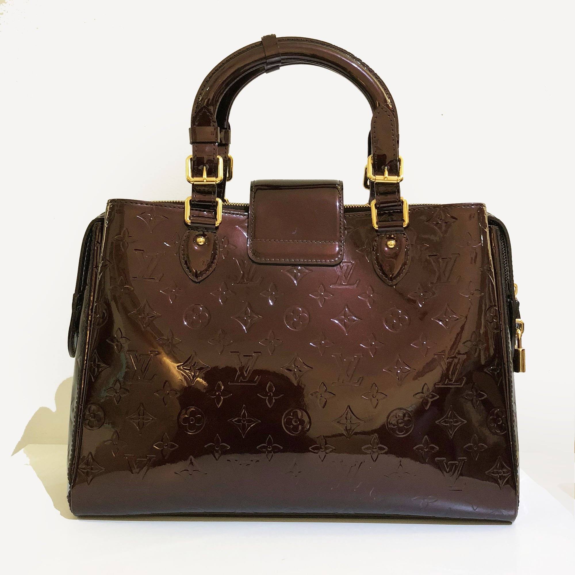 Louis Vuitton Vernis Melrose Avenue Amarante Bag – Garderobe