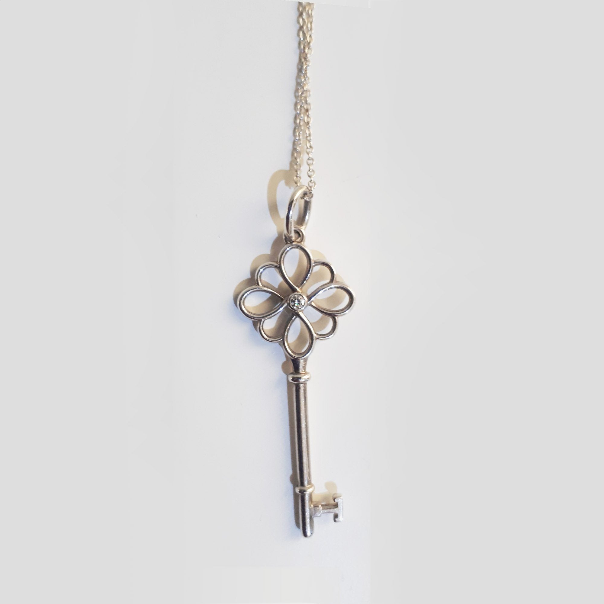 tiffany open knot key pendant