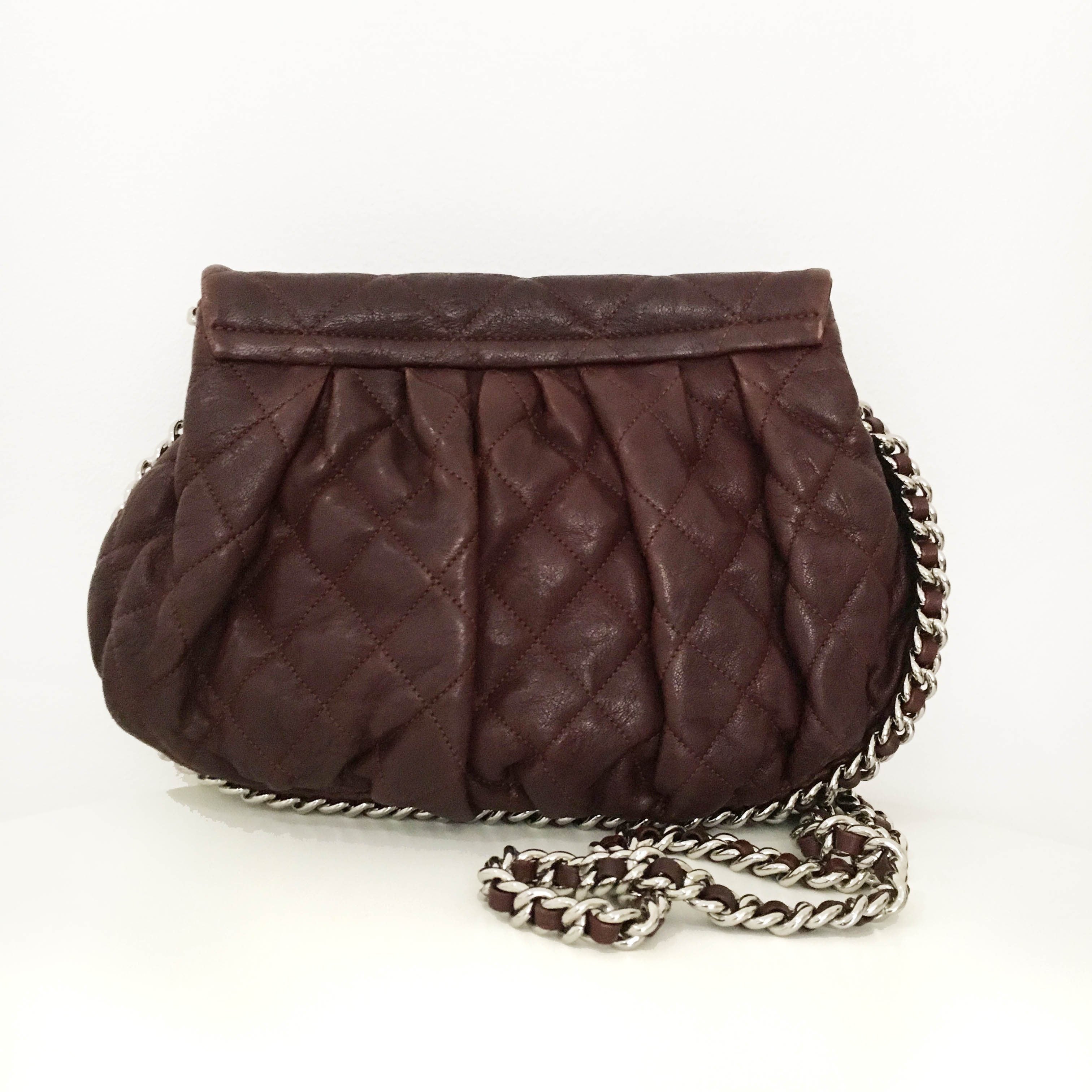 Chanel Aged-leather Crossbody Bag – Garderobe