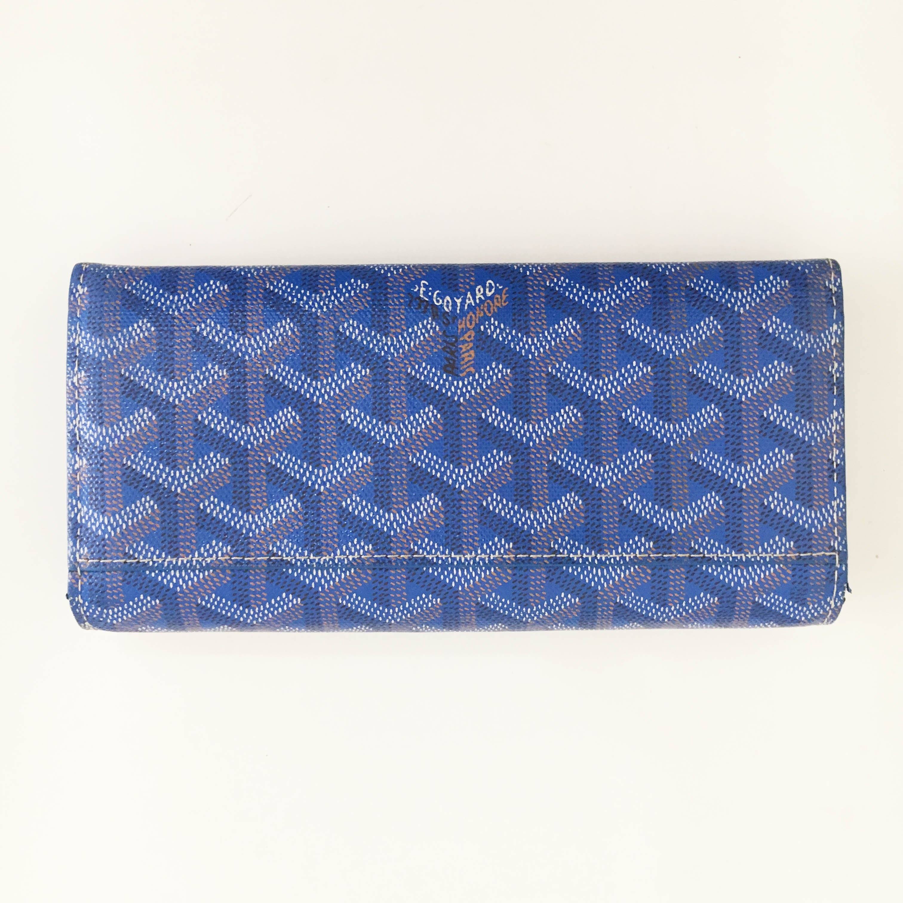 Goyard Long Blue Wallet – Garderobe