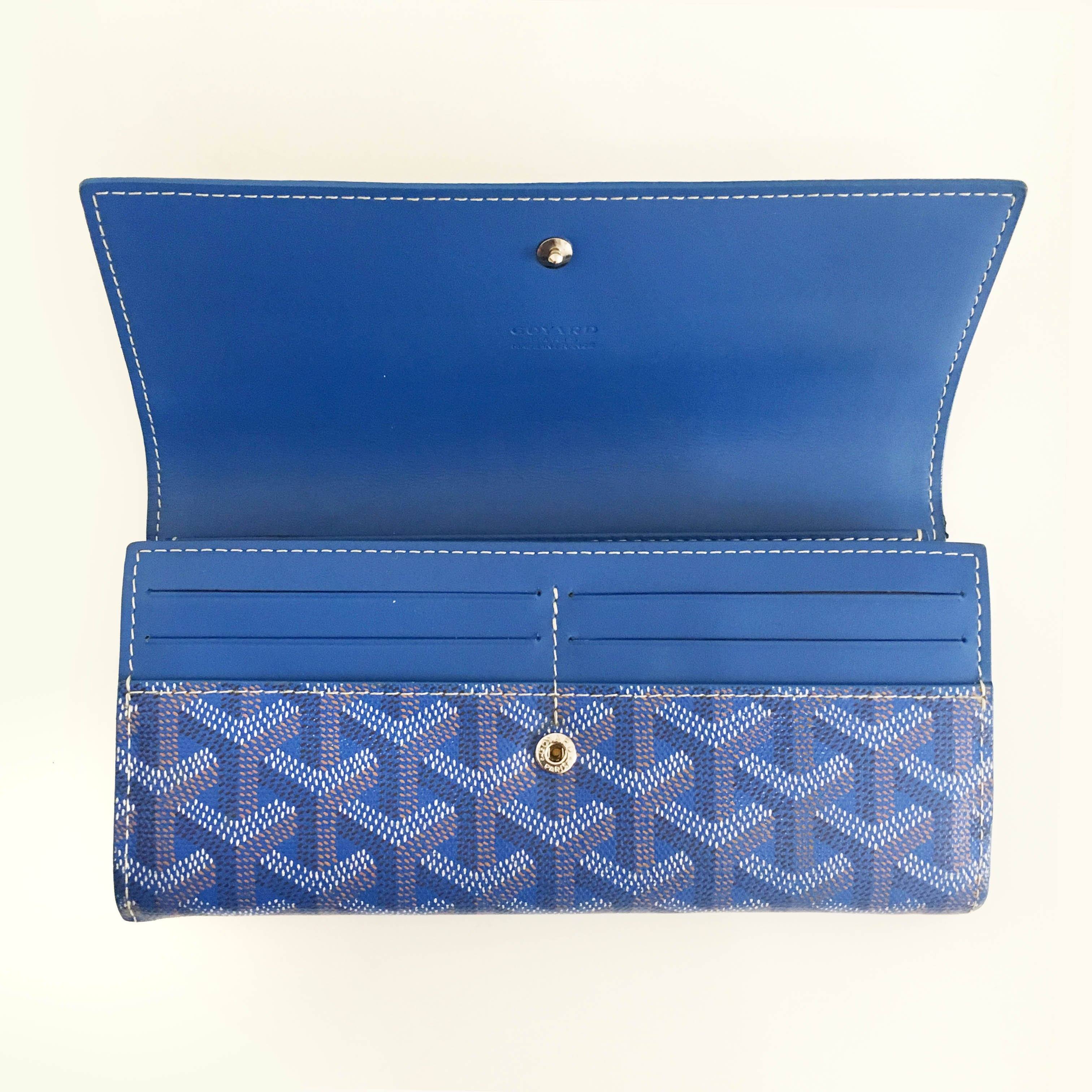 Goyard Long Blue Wallet – Garderobe