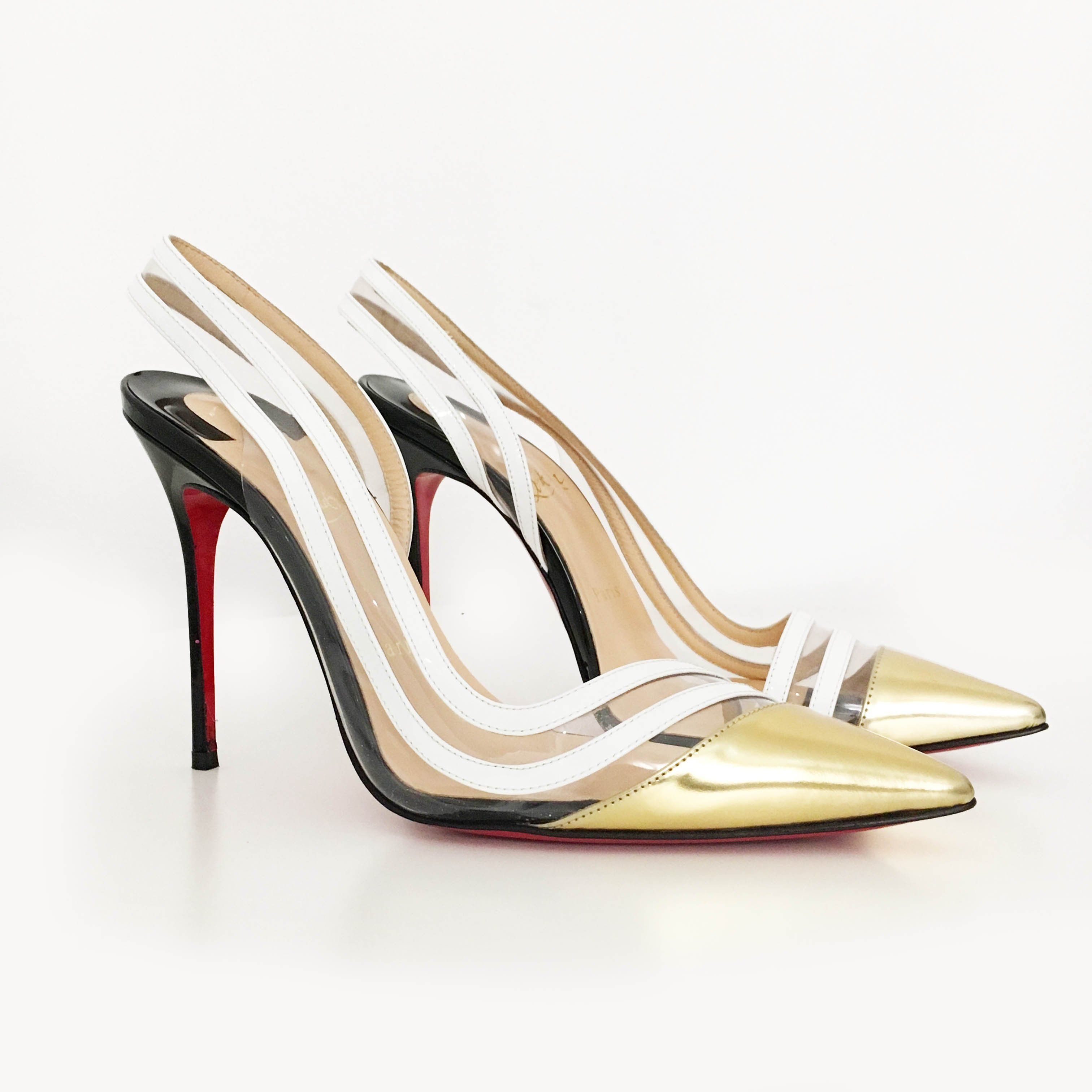 louboutin slingback pump