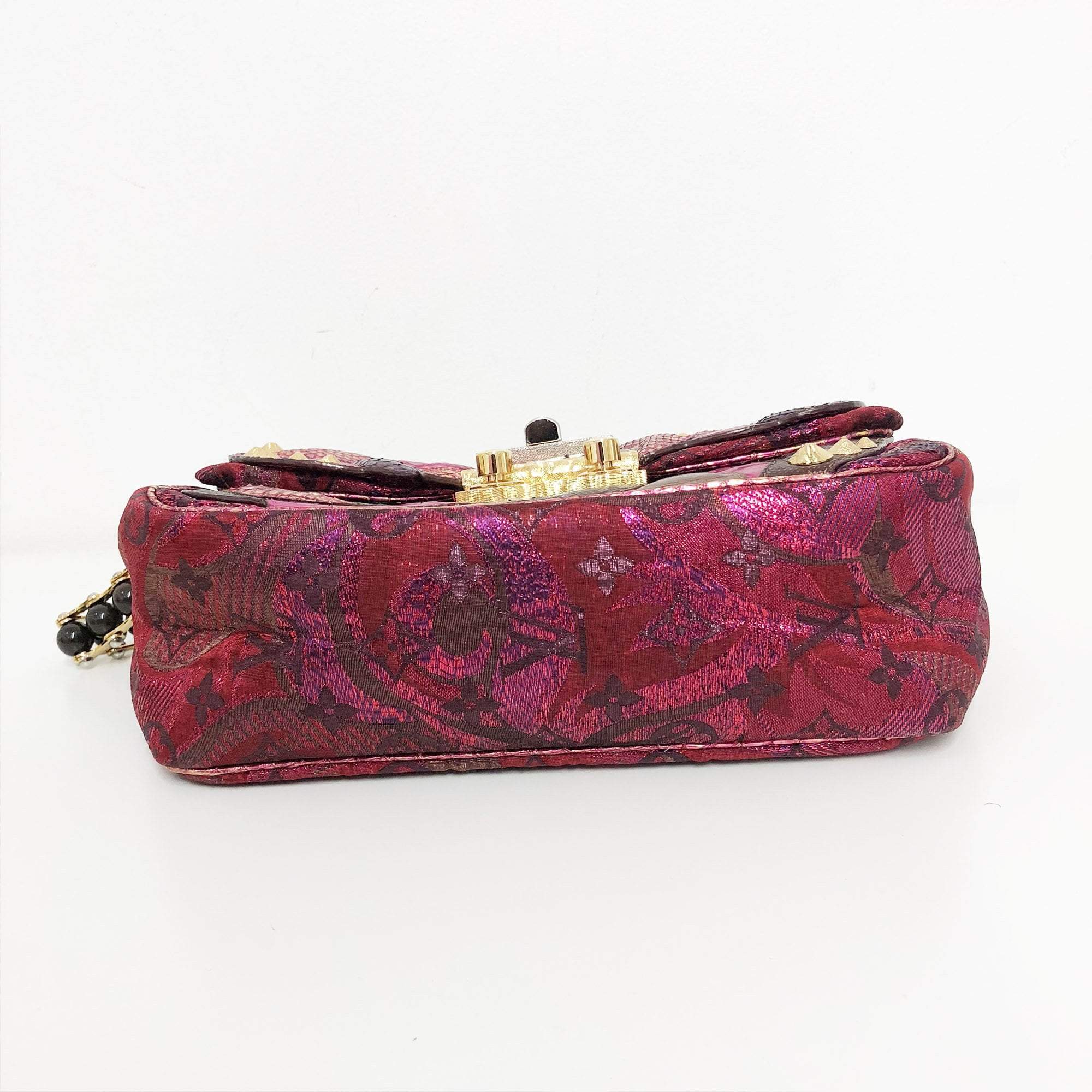 Louis Vuitton Courtney Clutch Monogram Multicolor at 1stDibs