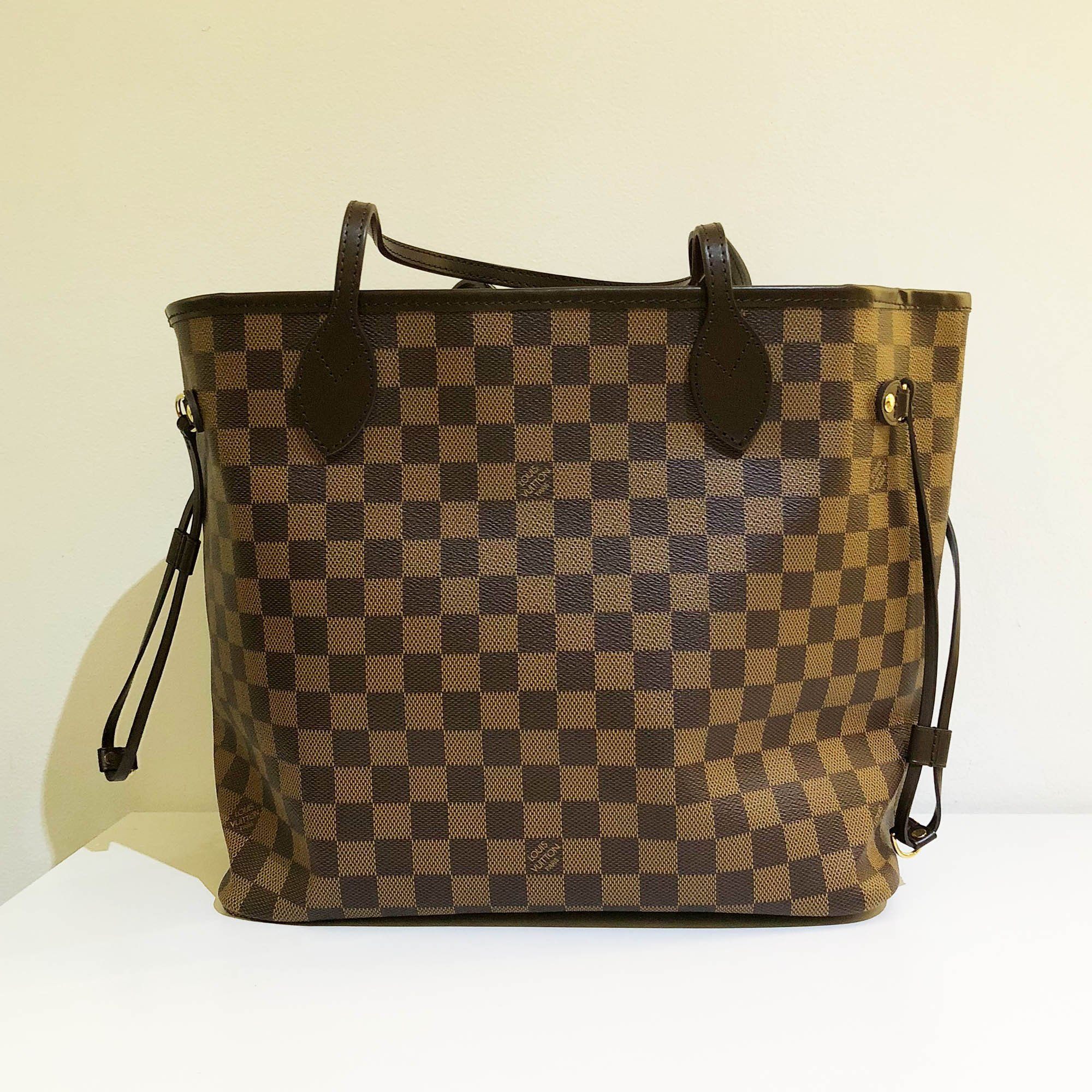 Louis Vuitton Damier Ebene Canvas Neverfull MM Bag – Garderobe