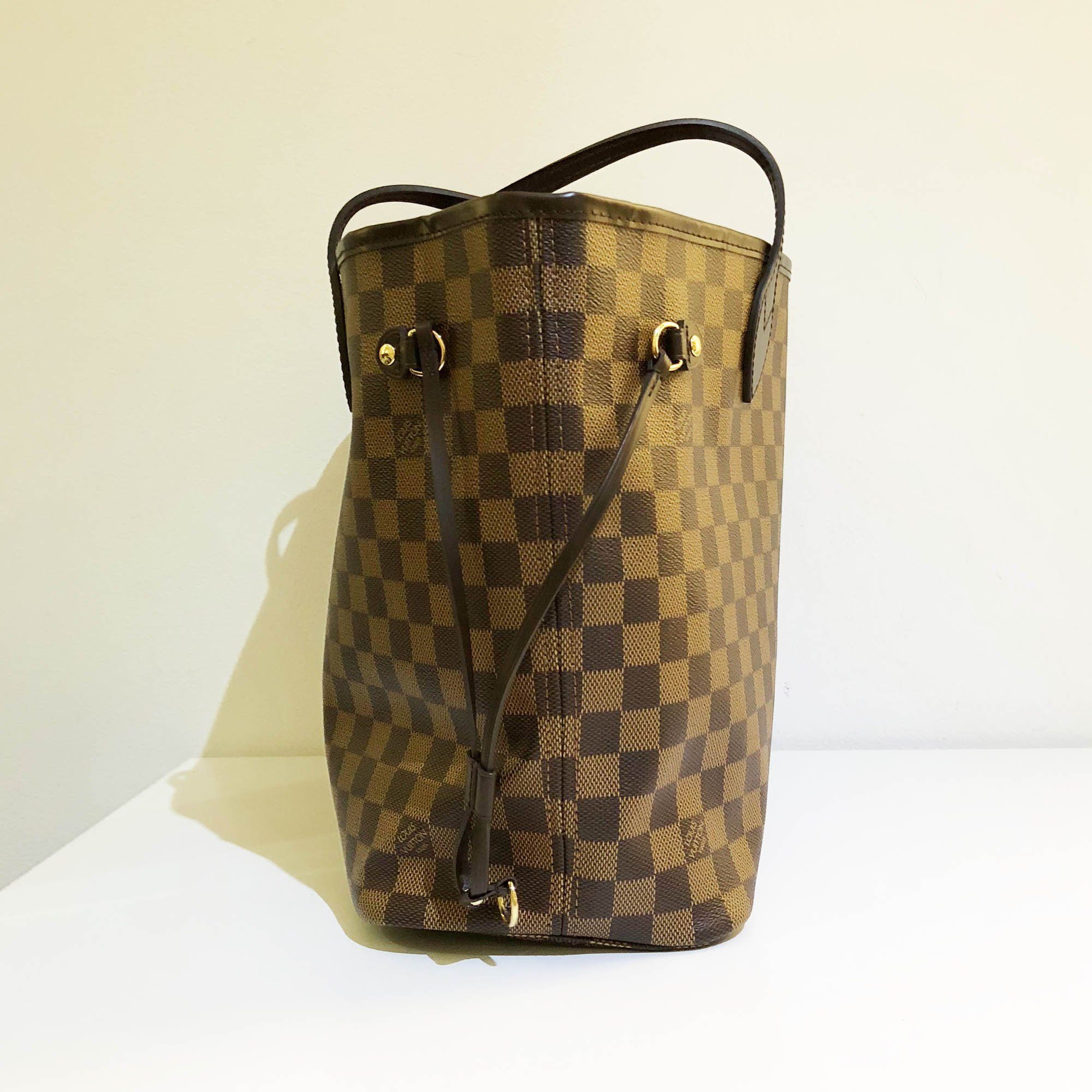 Louis Vuitton Damier Ebene Canvas Neverfull MM Bag – Garderobe