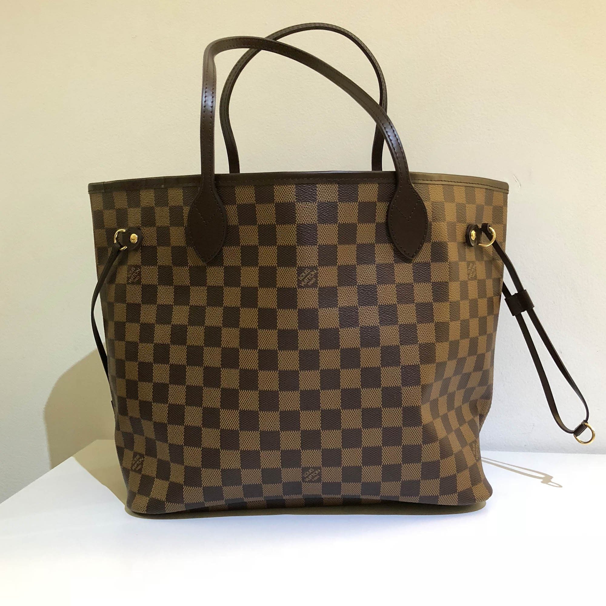 Louis Vuitton Damier Ebene Canvas Neverfull MM Bag – Garderobe