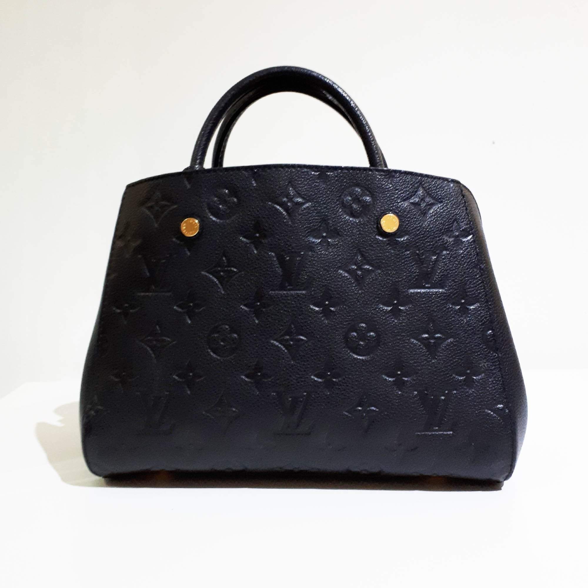 Louis Vuitton Montaigne PM Monogram Empreinte Leather Bag – Garderobe