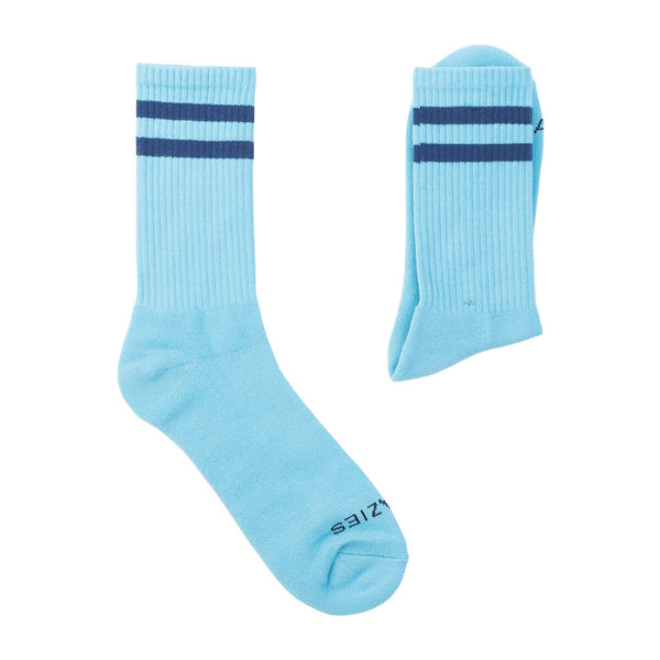 Socks | Baby Blue & Navy