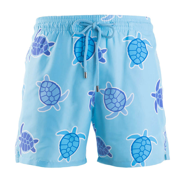 Swim Shorts - Turtles | Baby Blue