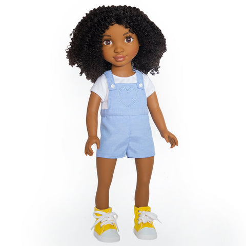 The first black natural hair doll made for black girls with curly hair