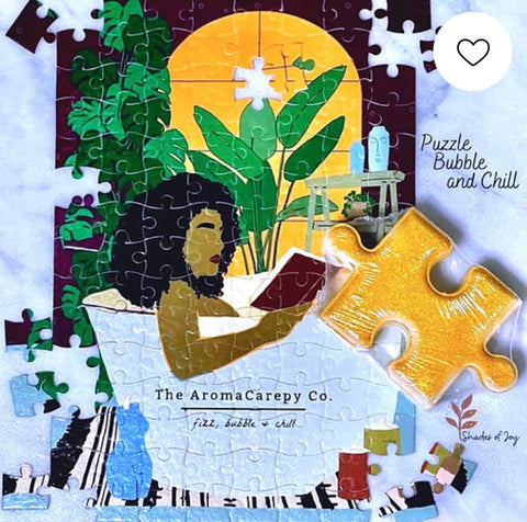 Black girl self-care puzzles