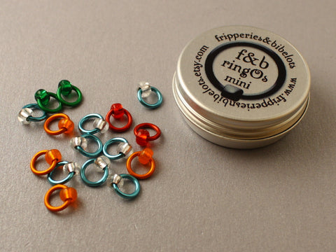 ringOs Mini Breakfast at Tiffany's - Snag-Free Ring Stitch Markers for Sock Knitting
