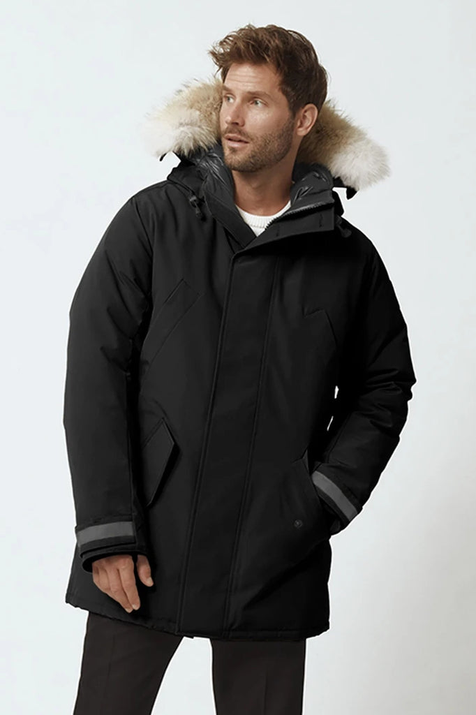 Canada Goose Men's Edgewood Parka Black Label - Black – manhattan casuals