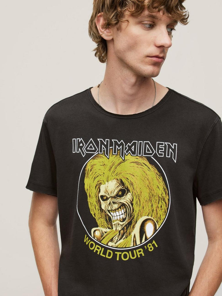 Iron Maiden - Killers World Charcoal - T-Shirt