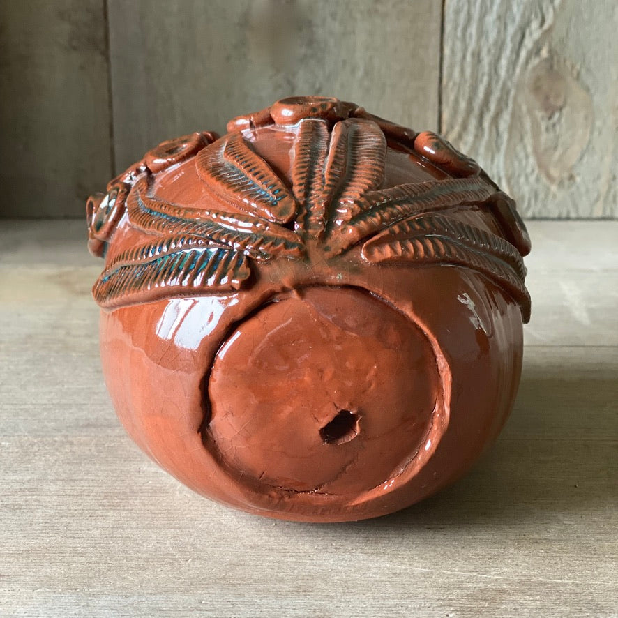 Wall Planter with Three Flowers