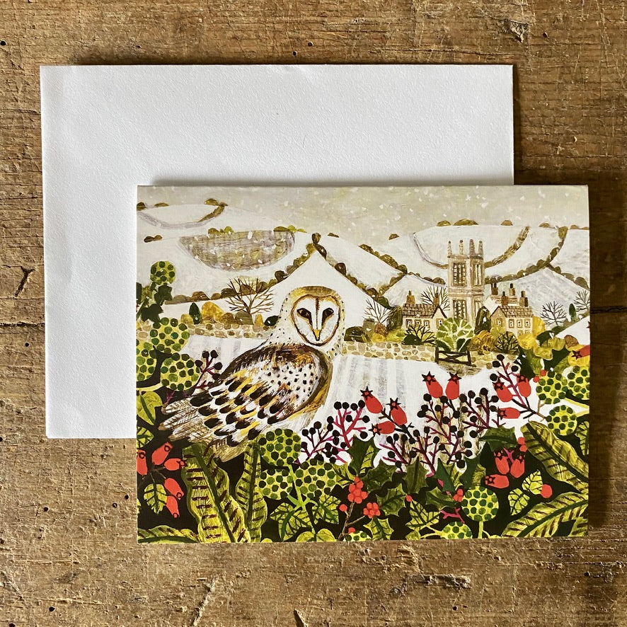 Winter Owl by Vanessa Bowman - Pack of 5 Cards