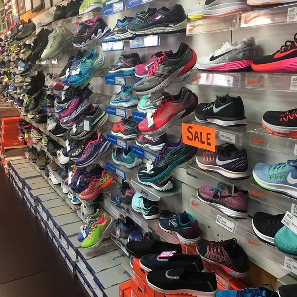 the running shoe store