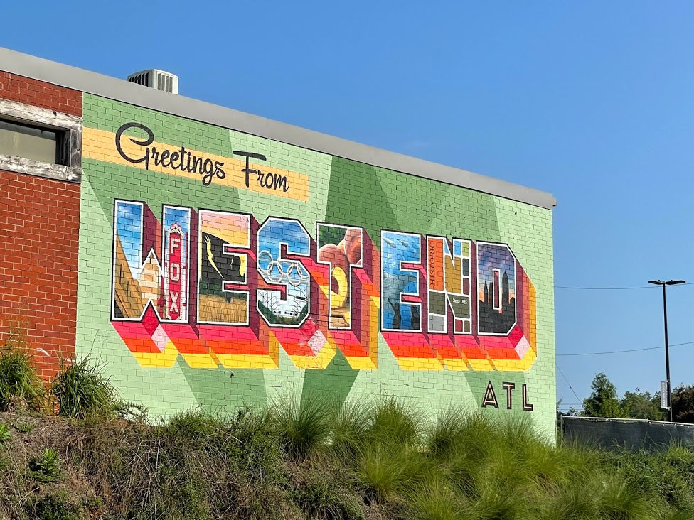 Atlanta Greetings from West End Mural