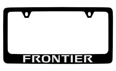 Nissan Frontier Black Metal license Plate Frame Holder