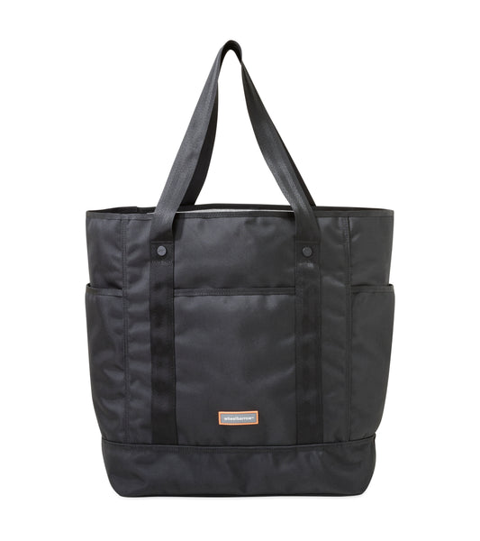 wheelbarrow bags: beach & travel tote - black