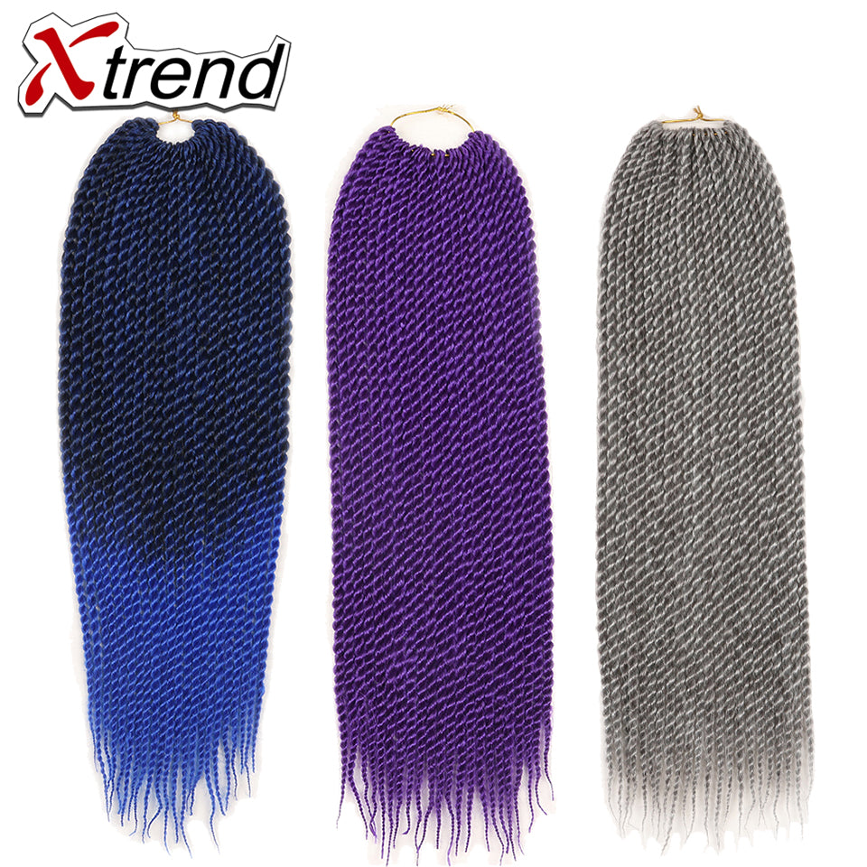 Senegalese Twist Colorful Hair Crochet Braid Hair
