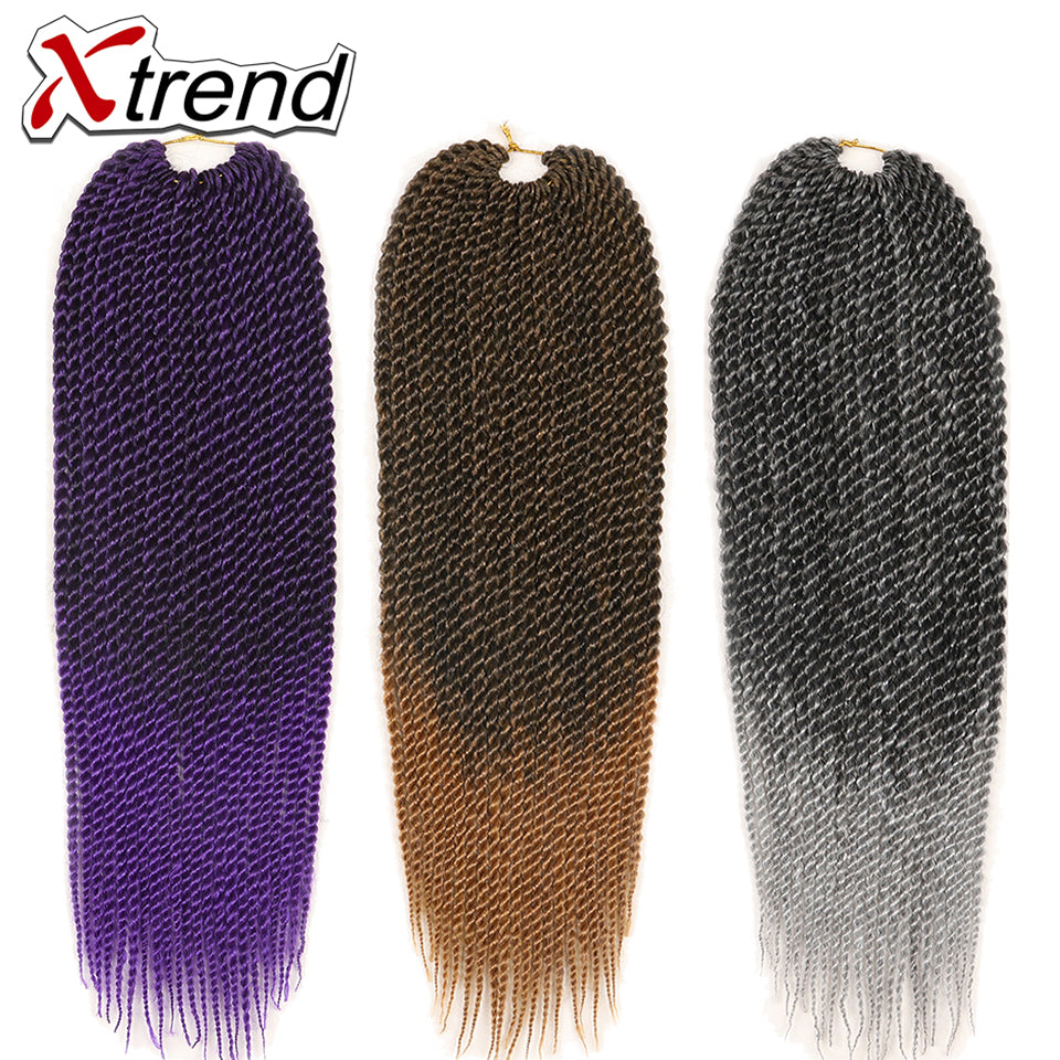 Senegalese Twist Colorful Hair Crochet Braid Hair
