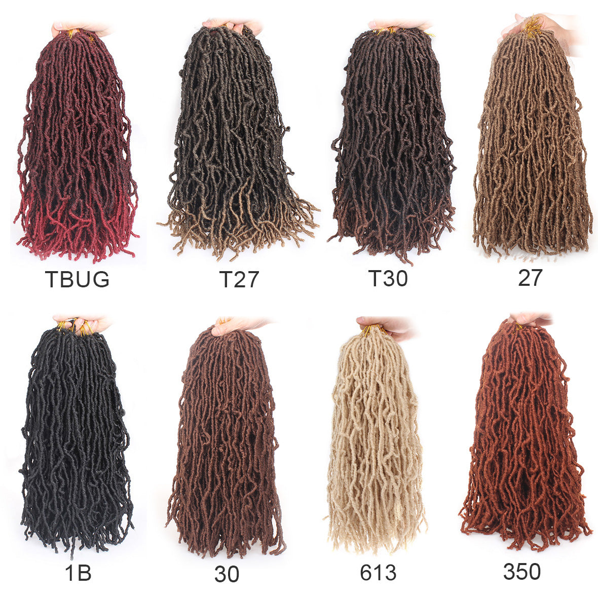 Xtrend 18 Inch Nu Soft Locs Faux Locs Crochet Braids Synthetic Hair Go Xtrend Hair