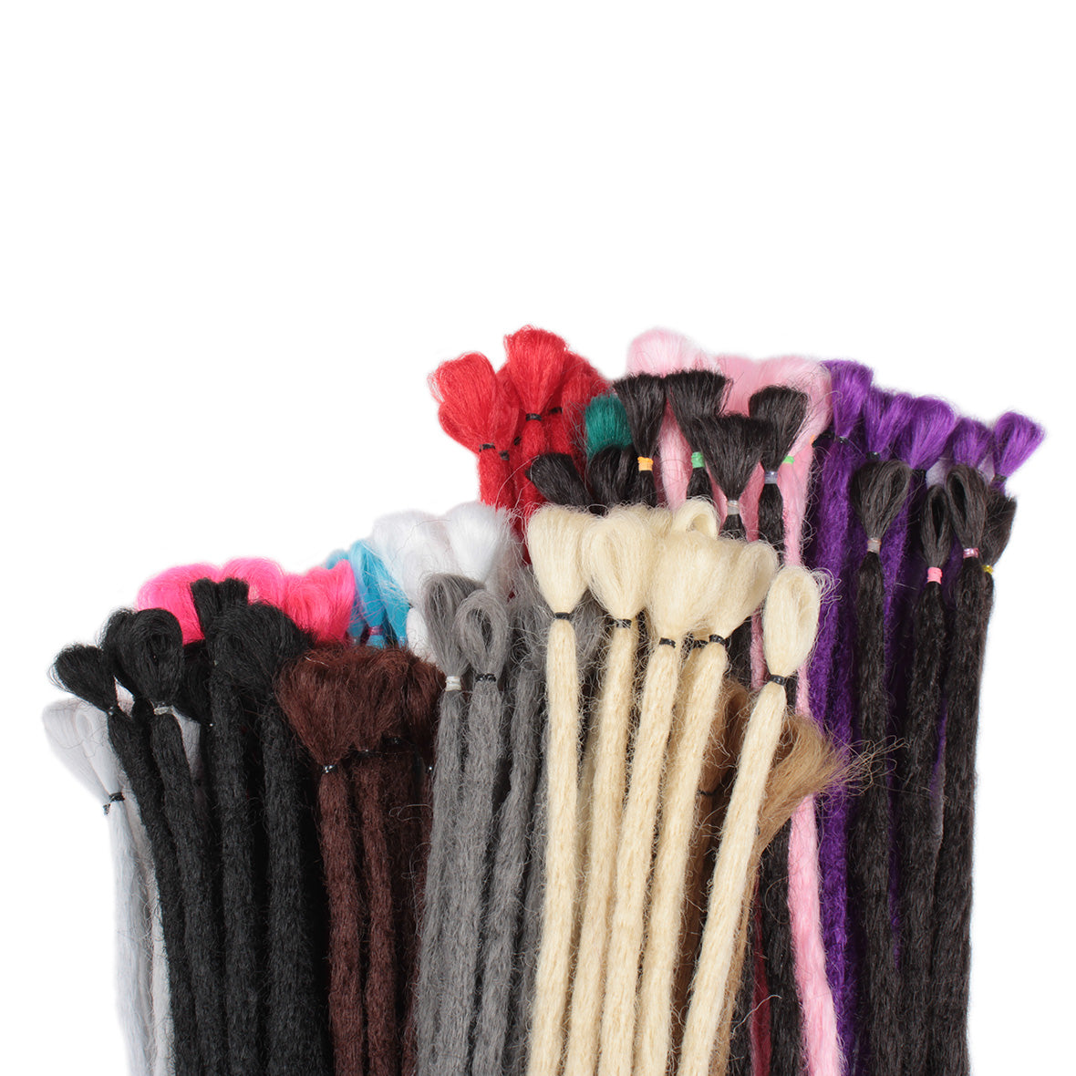 20 inch Handmade Dreadlocks Extensions Fashion Reggae Crochet Hip-Hop Synthetic Dreads Crochet Braiding Hair