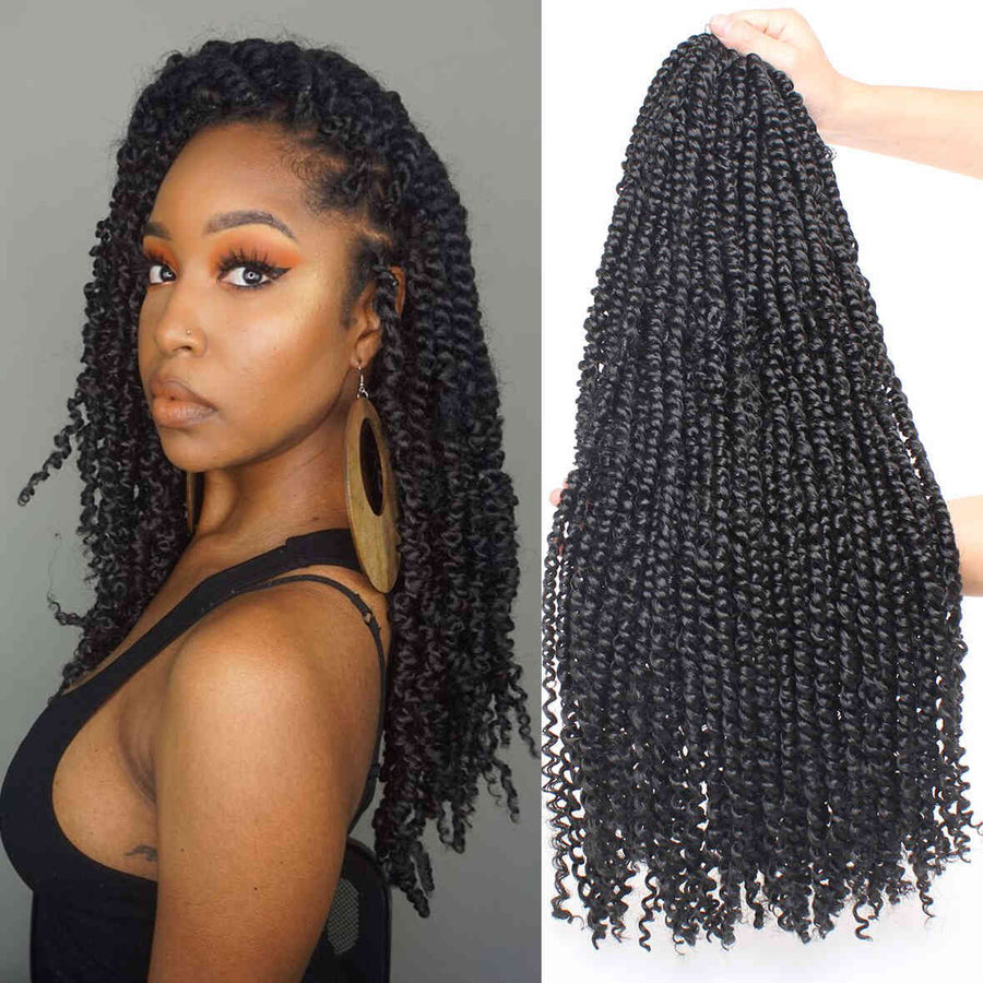 Xtrend Boho Bob Box Braids Crochet Hair with Curly Ends Goddess Box Cr ...