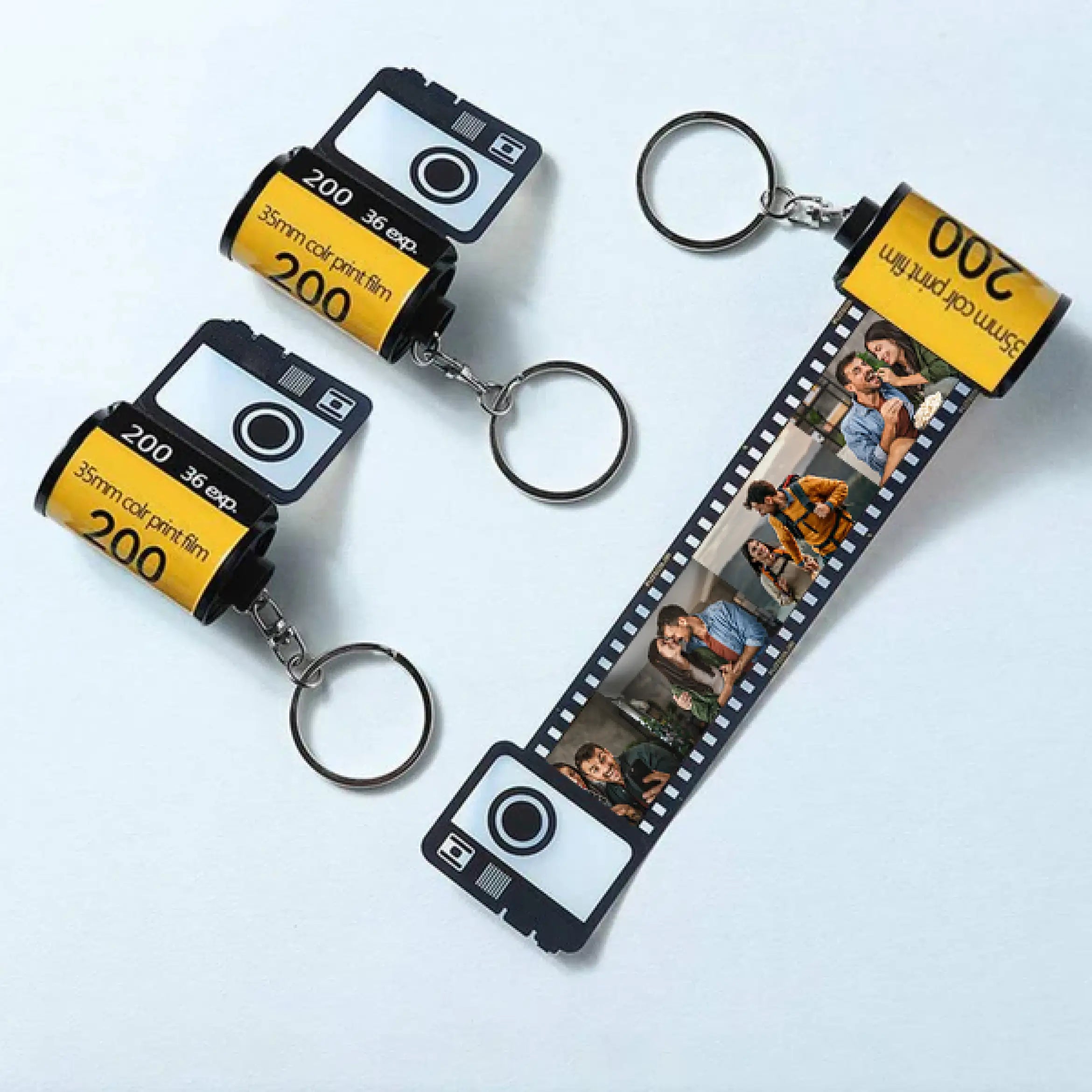 Custom Photo roll keychain