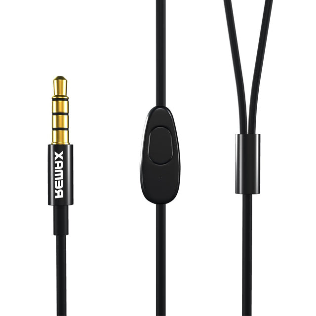 remax pure music stereo earphones with mic