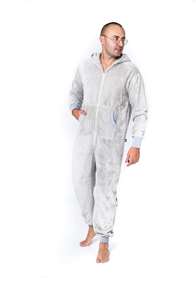 Sofa Killer light grey bamboo frottee men onesie – Sofa Killer adult ...