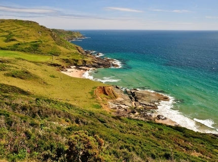 Gara Rock, view from Gara Rock to Gammon Head 