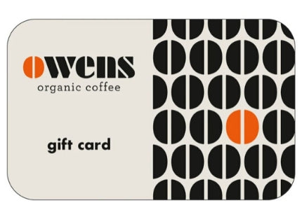 Owens Coffee Gift Card Coffee Gift Voucher