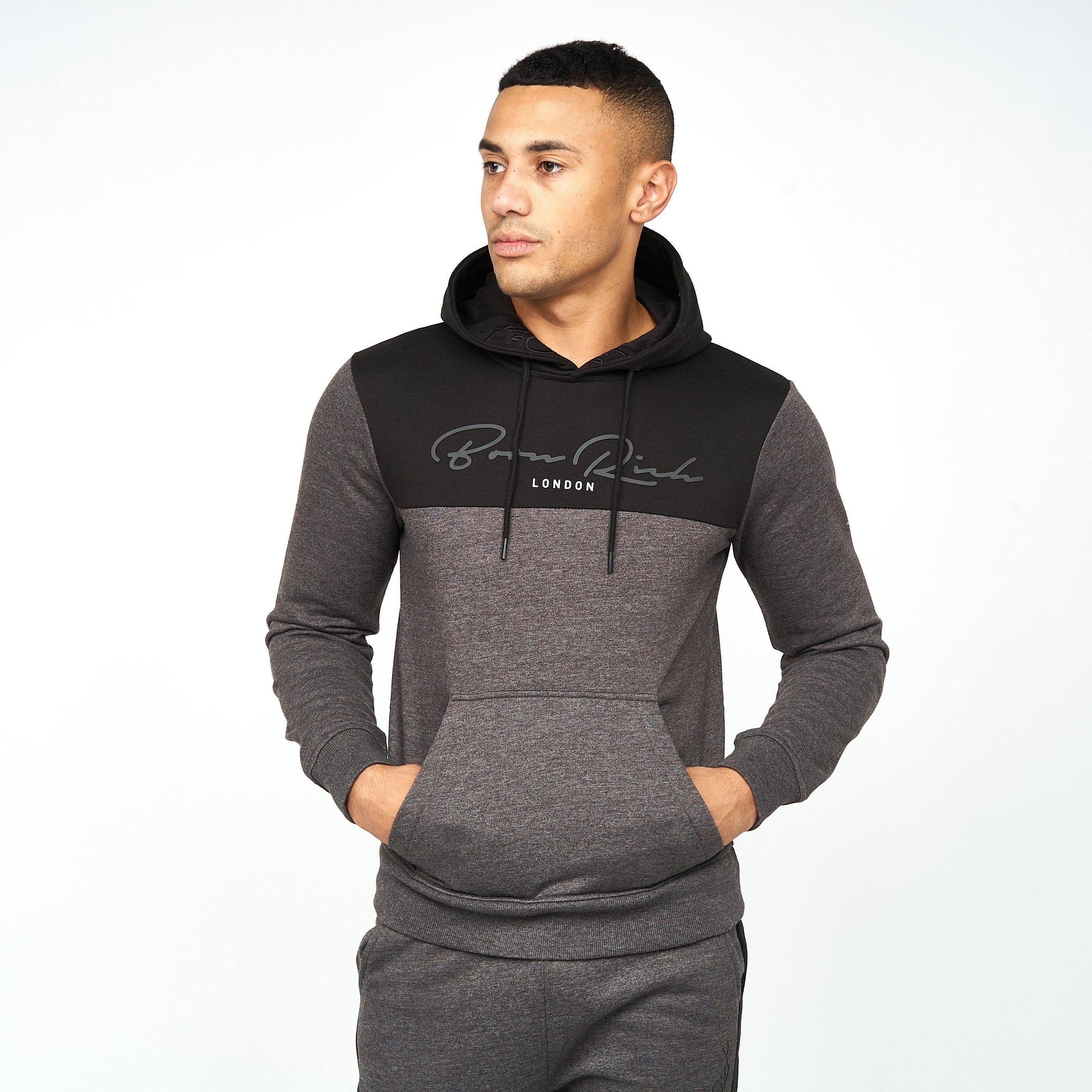 Buy Closure London Mens Cut And Sew Tech Tracksuit Grey Marl