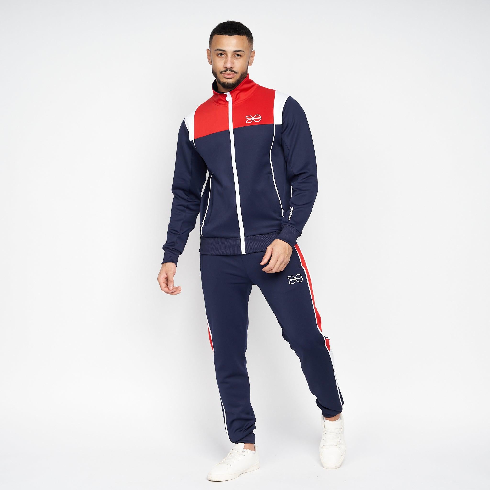 Chinooks Tracksuit - XL / Navy/Red from Brand Corner