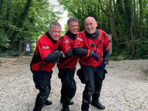 DM Club Bare X Mission Drysuits Brothers. Diving is FUN!! / Dive Manchester