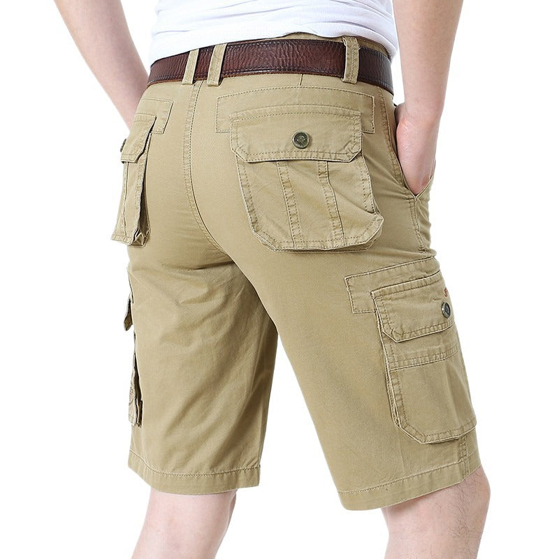Double Pocket Cotton Shorts