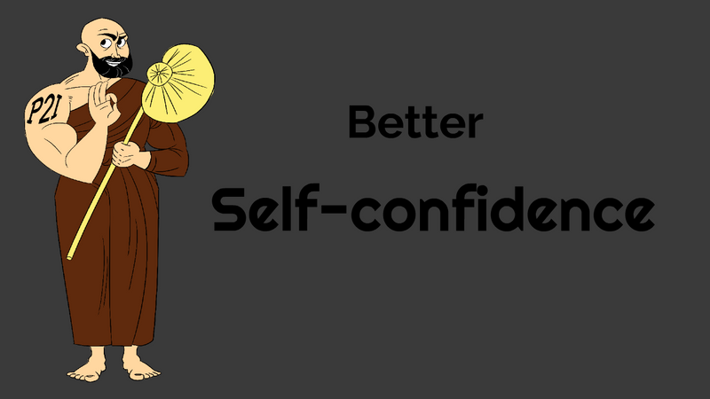 self-confident definition francais