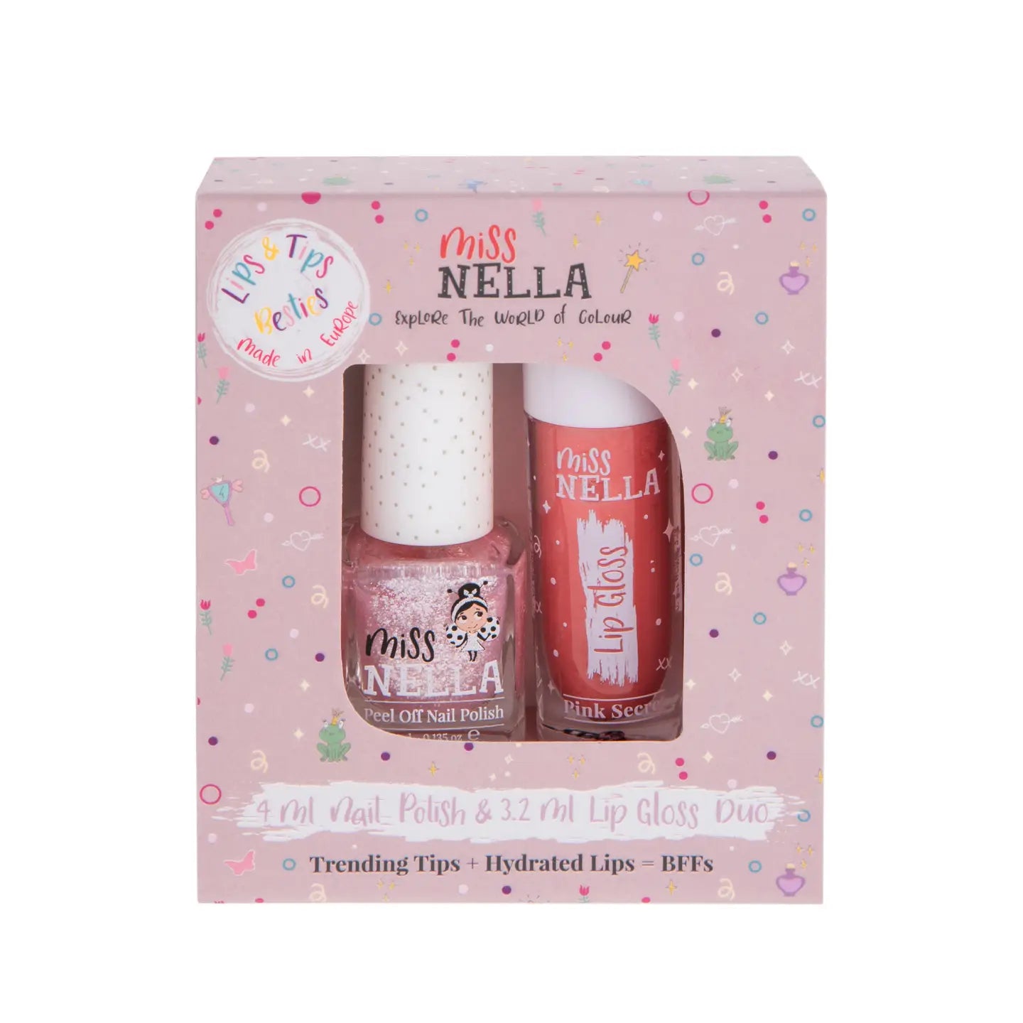 Nail Polish & Gloss Set-Sugar Hugs/Pink Secret