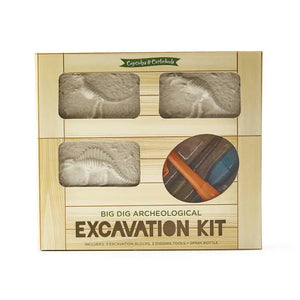 Big Dig Archeological Adventure Excavating Kit in Gift Box - Nantucket Kids - Archeology Kit