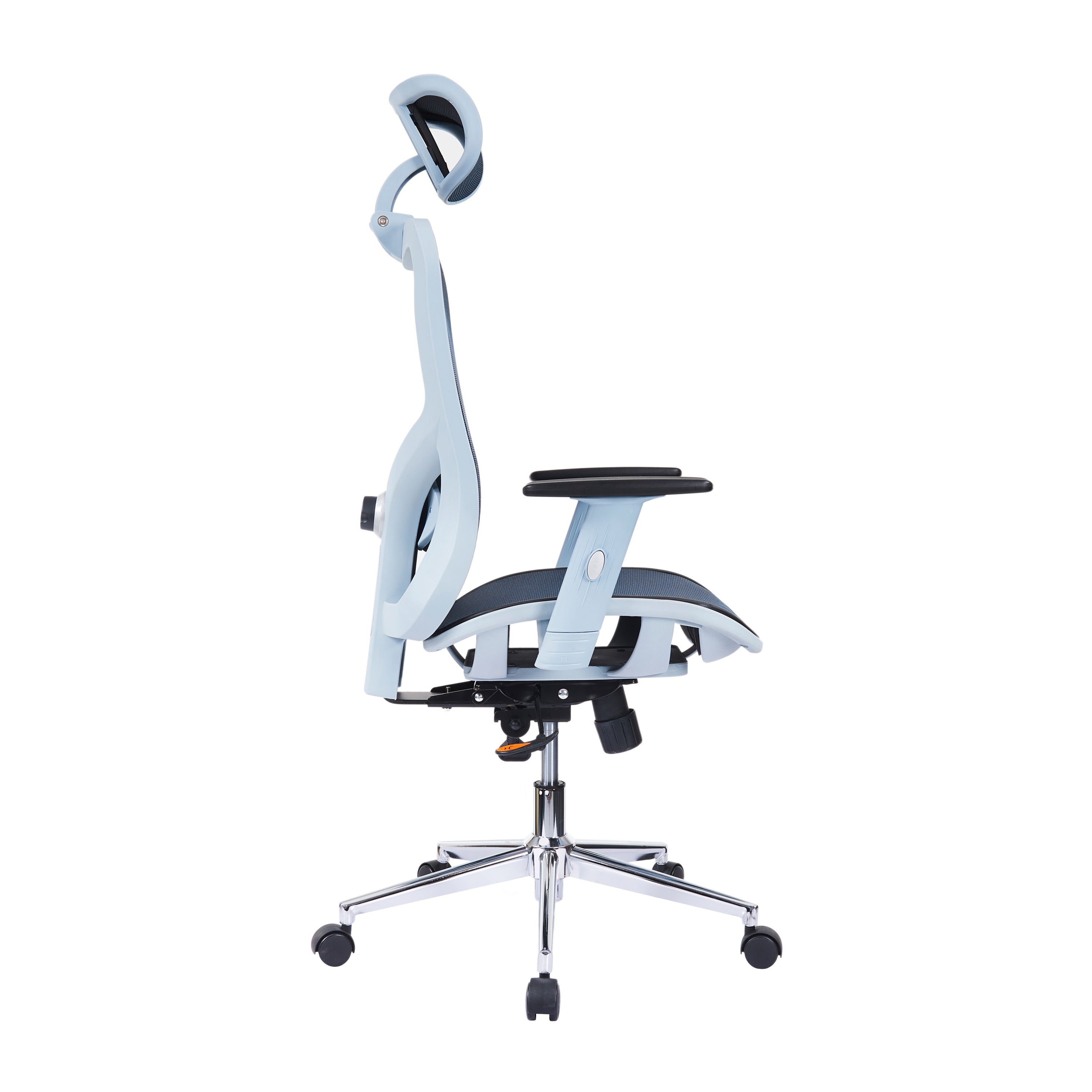 Techni Mobili | High Back Executive Mesh Office Chair with Arms, Headrest  and Lumbar Support