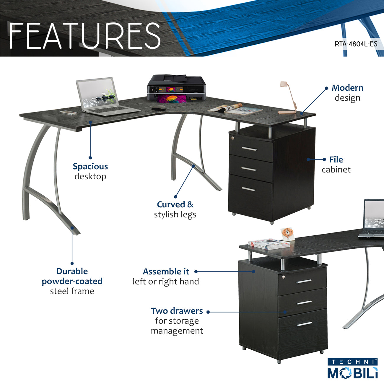 Desk With Locking Drawers - Foter