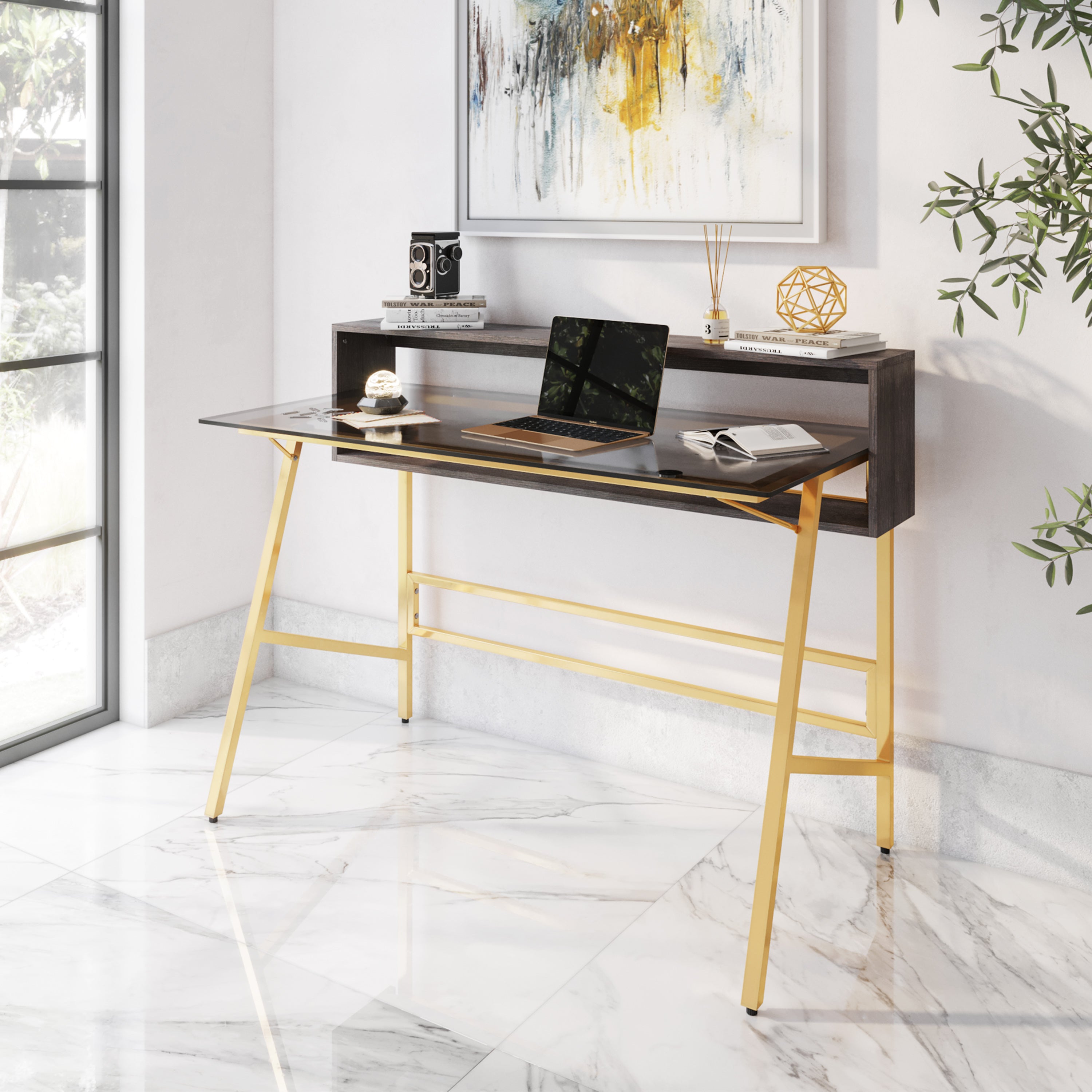 skinny writing desk