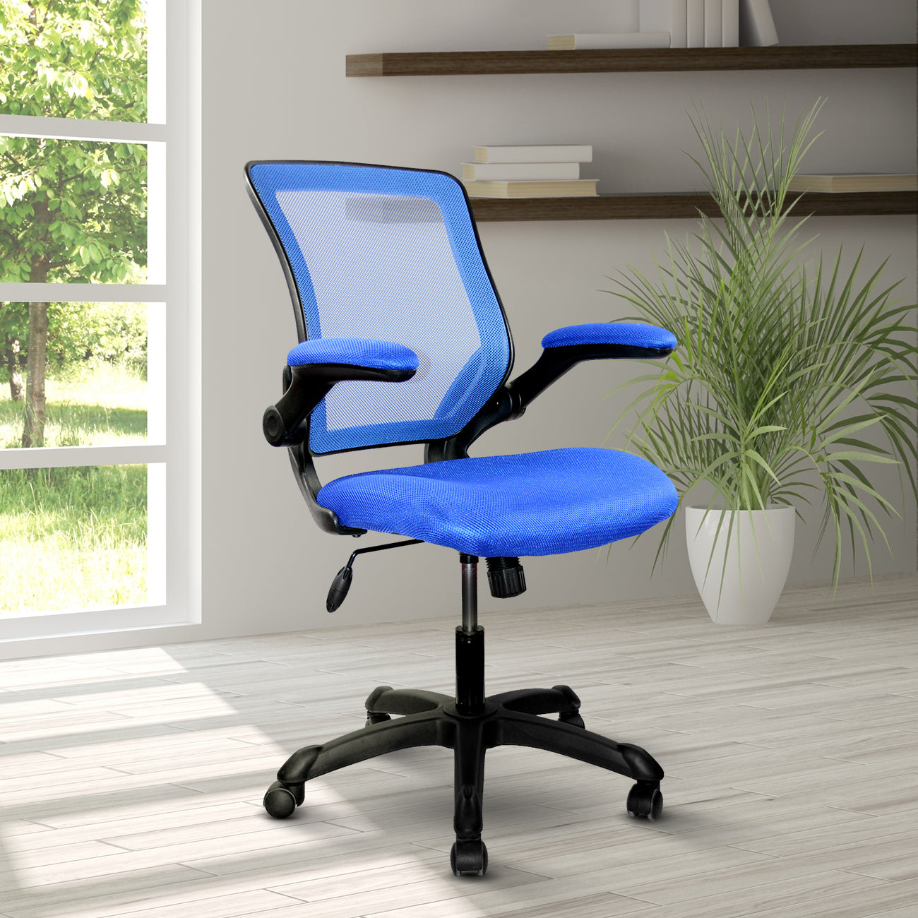 flip up arm desk chair