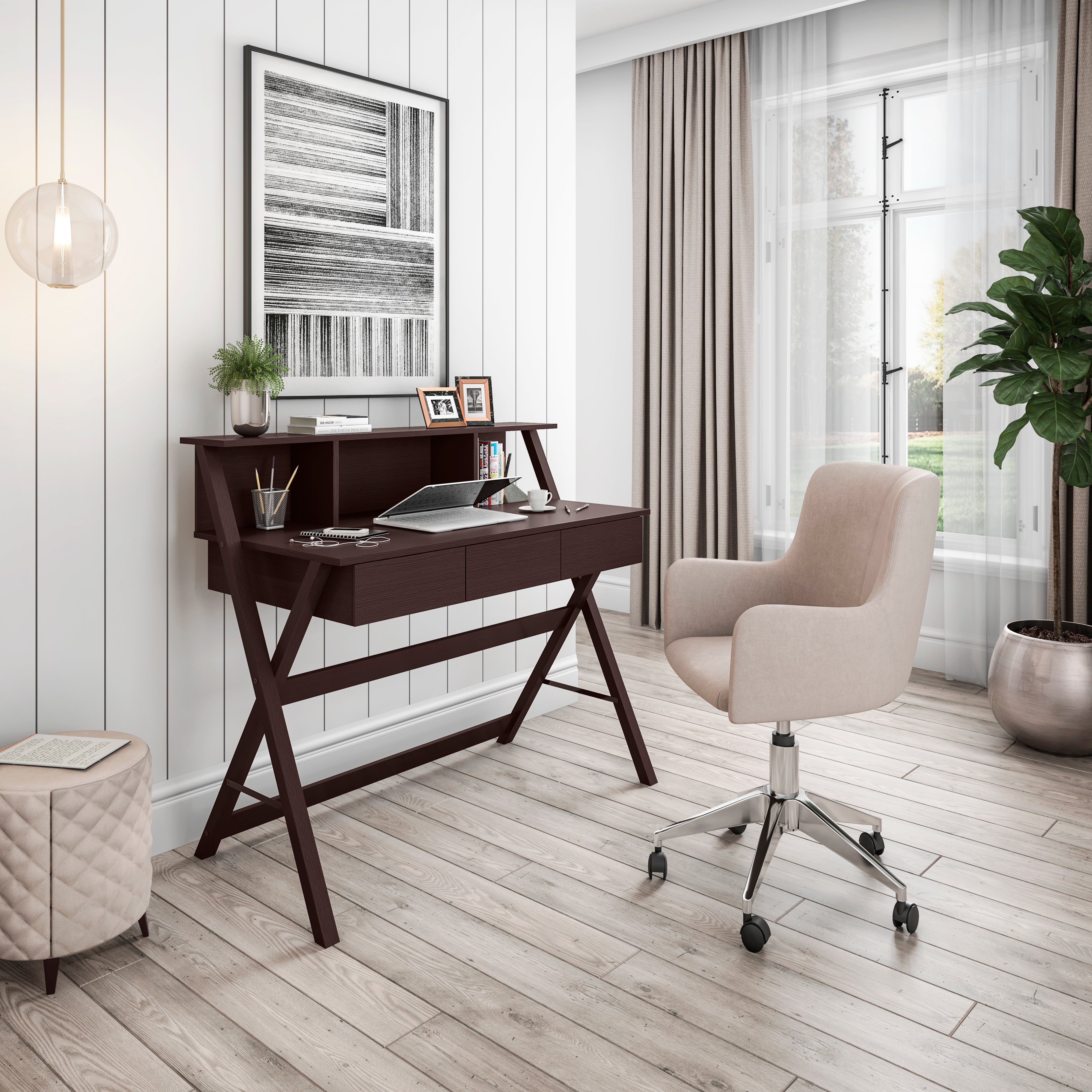 Writing Desk With Storage Techni Mobili